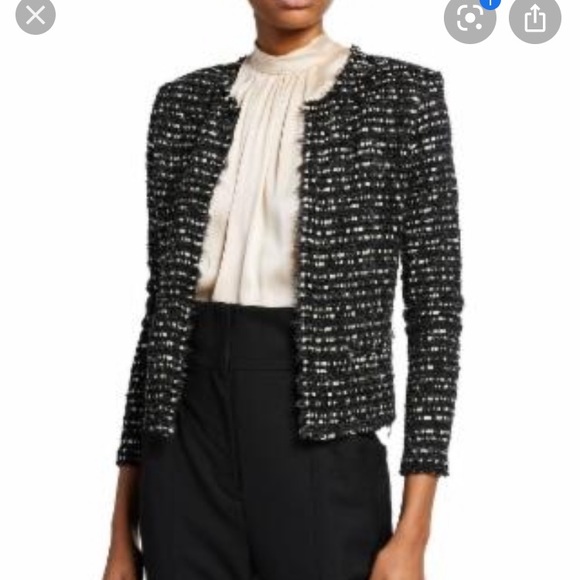 IRO tweed black and white jacket - Picture 2 of 8